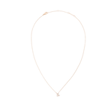 Crystal Zodiac Chain Necklace Rose Gold