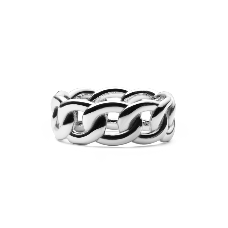 Chunky Chain Ring Silver