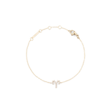 Crystal Zodiac Chain Bracelet Gold