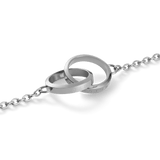 Elan Unity Necklace Silver