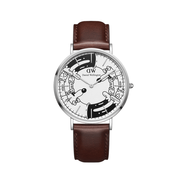 Steven Harrington x DW: Bristol BW dial Silver