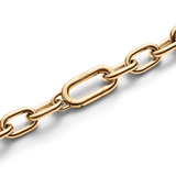 Crystal Link Bracelet Gold