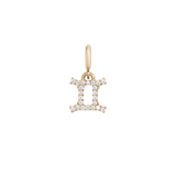 Zodiac Watch Charm Gold