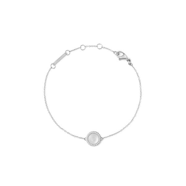 Audrey Bracelet Mother of Pearl Silver