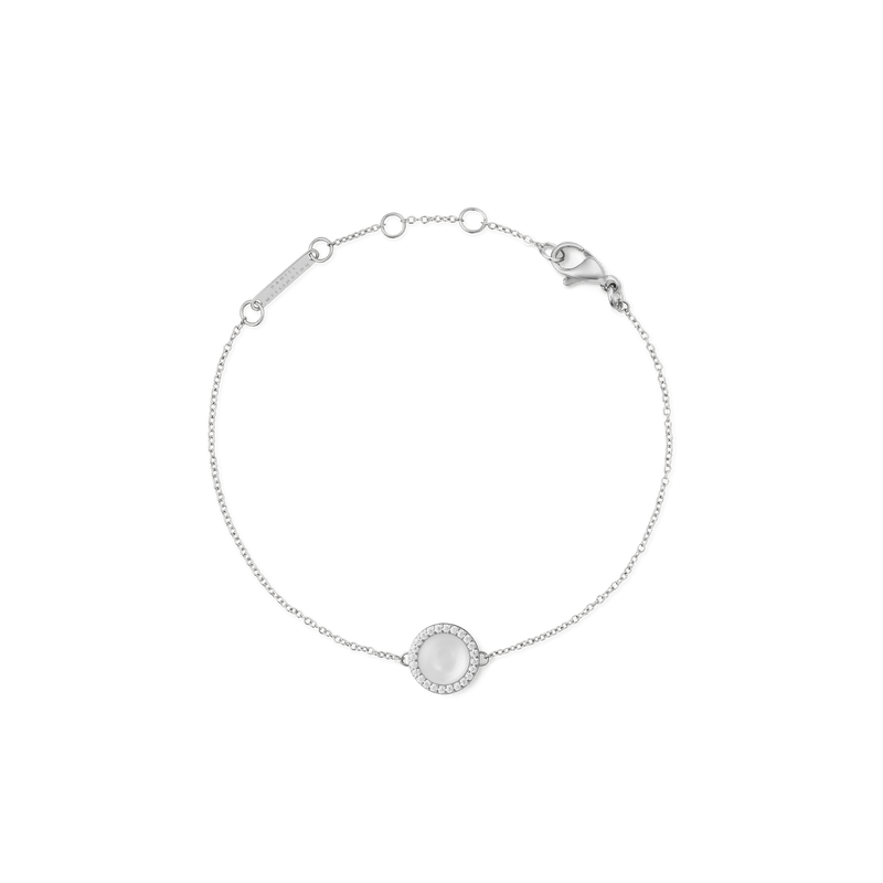 Audrey Bracelet Mother of Pearl Silver