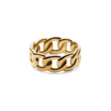 Chunky Chain Ring Gold