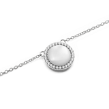 Audrey Necklace Mother of Pearl Silver