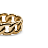 Chunky Chain Ring Gold