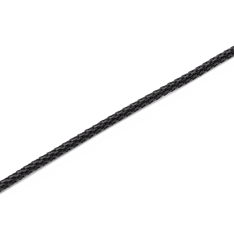 Tide Mesh Necklace Black 1.8