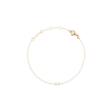 Crystal Zodiac Chain Bracelet Gold