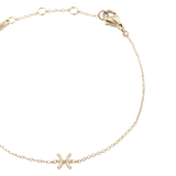 Crystal Zodiac Chain Bracelet Gold