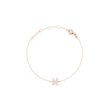 Crystal Zodiac Chain Bracelet Rose Gold