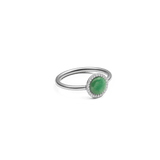 Audrey Ring Jade Silver
