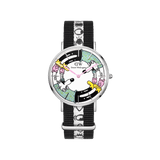 Steven Harrington x DW: NATO Multicolor Printed Dial Silver