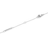 Crystal Zodiac Chain Necklace Silver