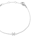 Crystal Zodiac Chain Bracelet Silver