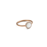 Audrey Ring  Mother of Pearl Rose Gold
