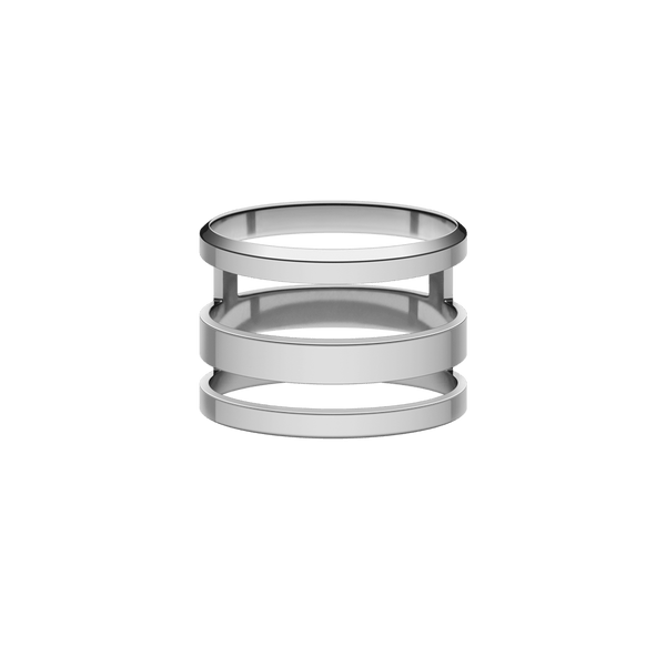 Elan Triad Ring Silver