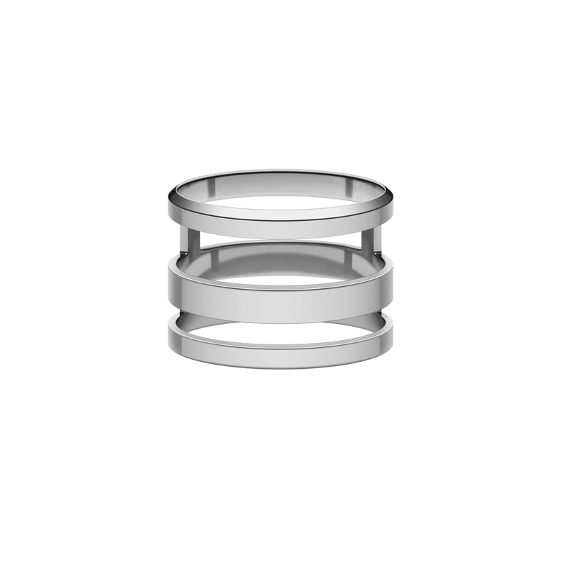 Elan Triad Ring Silver