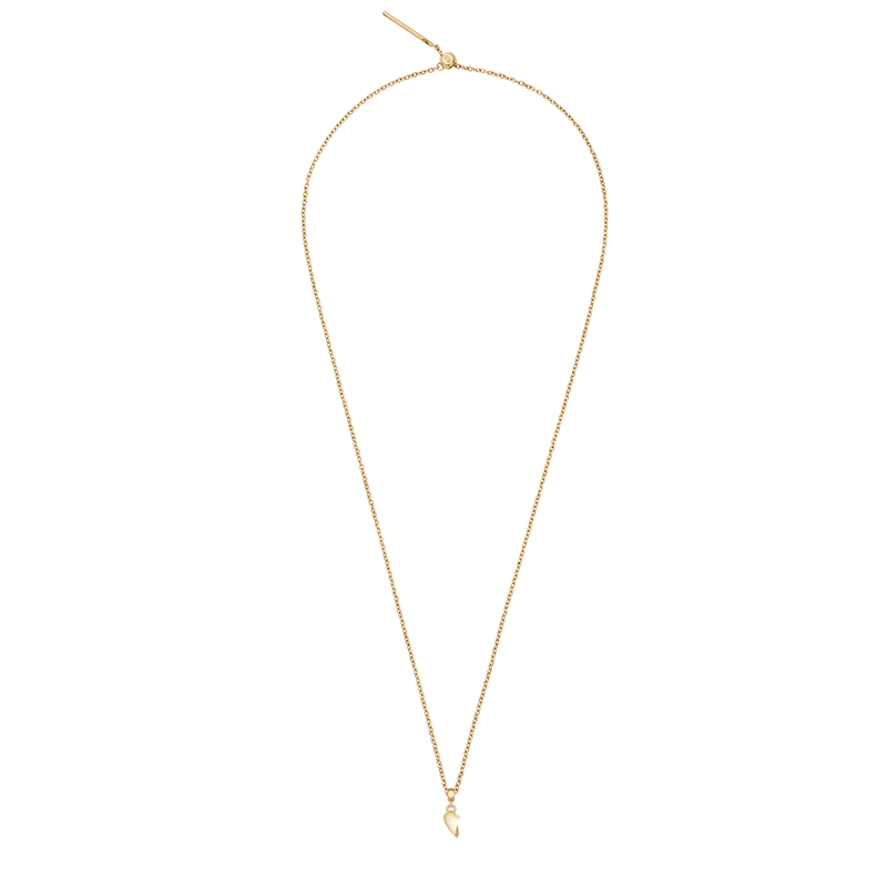 Broken Heart Charm Gold