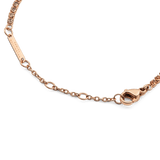 Classic Tennis Bracelet Apricot Rose Gold