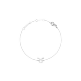 Crystal Zodiac Chain Bracelet Silver