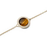 Audrey Bracelet Tiger Eye Gold