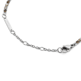 Classic Tennis Bracelet Honey Combo Silver