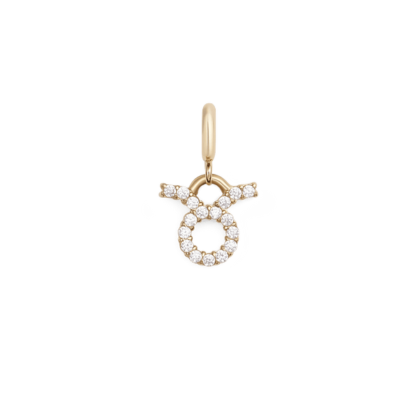 Zodiac Watch Charm Gold