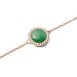 Audrey Bracelet Jade Rose Gold