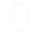 Crystal Zodiac Chain Necklace Silver