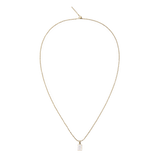 Mother of Pearl Octagon Gold Charm