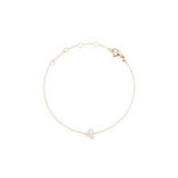 Crystal Zodiac Chain Bracelet Gold