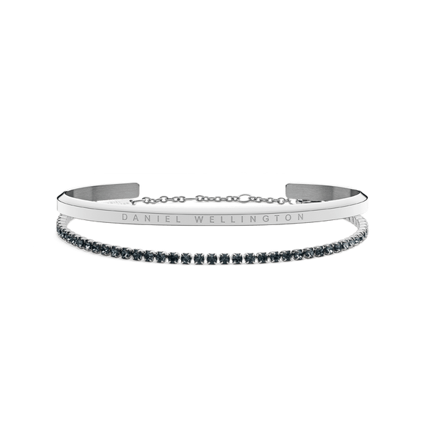 Classic & Tennis Bracelet Nightfall Silver