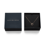 Audrey Necklace Black Agathe Rose Gold