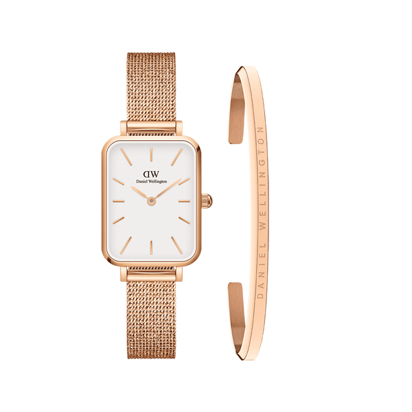 Quadro Pressed Melrose White + Classic Bracelet