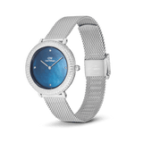 Crystalline Bezel Sterling Blue