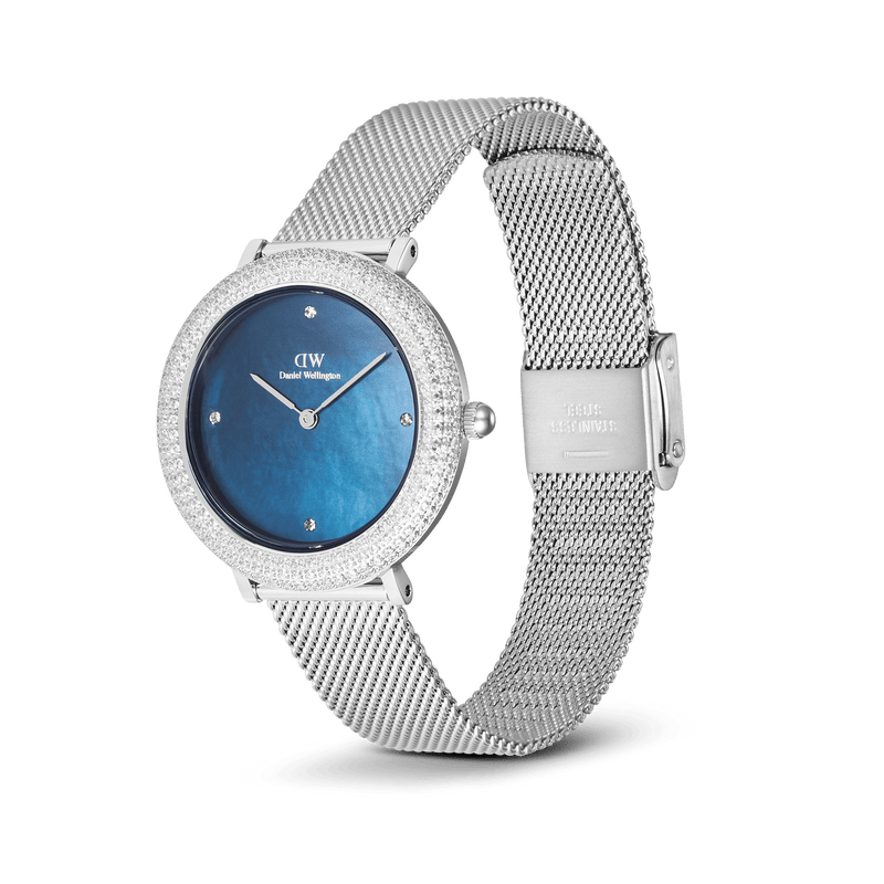 Crystalline Bezel Sterling Blue