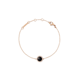 Audrey Bracelet Black Agathe Rose Gold