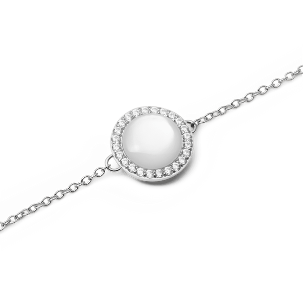Audrey Bracelet Mother of Pearl Silver