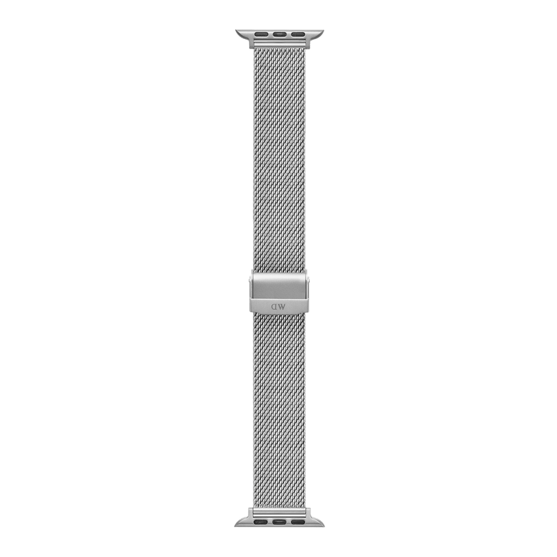 Smartwatch Sandblasted Mesh Strap Silver