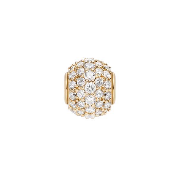 Pavé Orb White Crystal Charm G