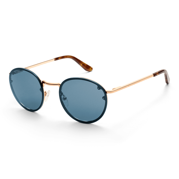 Arch Steel Blue Rose Gold