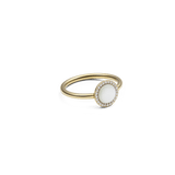 Audrey Ring Mother of Pearl Gold