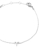 Crystal Zodiac Chain Bracelet Silver