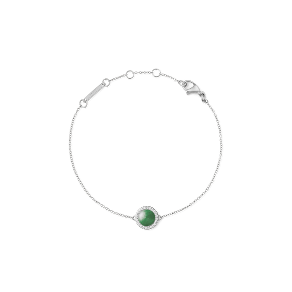 Audrey Bracelet Jade Silver