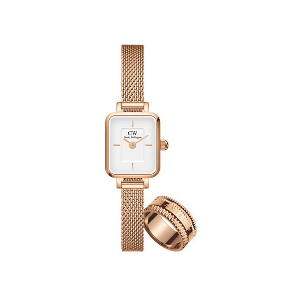 Quadro Mini Melrose & Elevation Ring Rose Gold