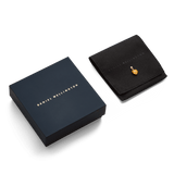 Tiger eye Heart Gold Charm