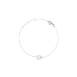 Crystal Zodiac Chain Bracelet Silver