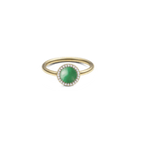 Audrey Ring Jade Gold